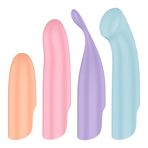 Playful Four Interchangeable G Spot Vibrator by Satisfyer