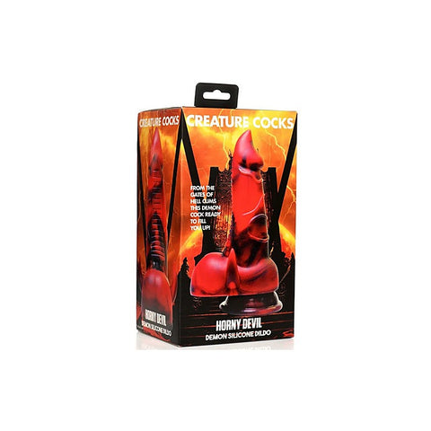 Horny Devil Demon Non Realistic Silicone Dildo by XR Brands
