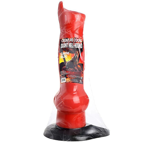 Giant 1 Meter Tall Hell-Hound Canine Dildo by XR Brands
