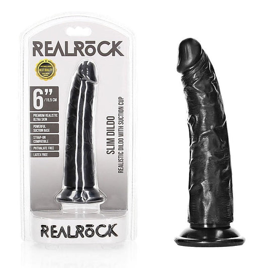 REALROCK Realistic Slim Dildo 15.5 cm by Shots Toys