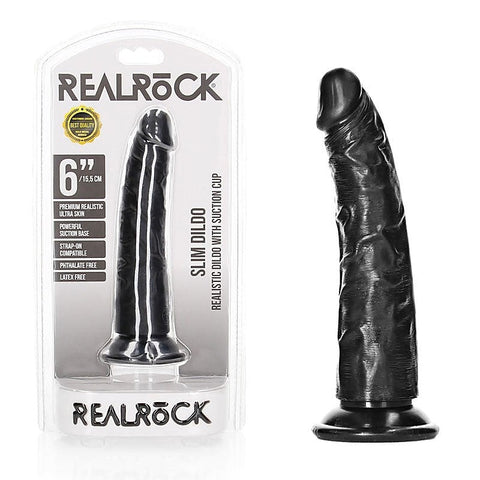 REALROCK Realistic Slim Dildo 15.5 cm by Shots Toys