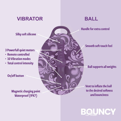 Flow Inflatable Sit-On Massager by Bouncy Bliss