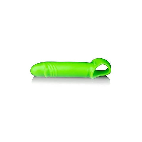 Glow In Dark Smooth Stretchy Penis Sleeve by Shots Toys