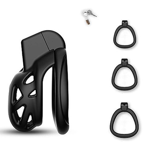3D Ventilation Male Chastity Cock Cage Lock Set by BDStyle