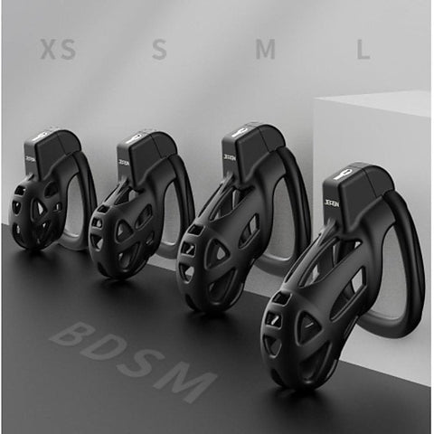 3D Ventilation Male Chastity Cock Cage Lock Set by BDStyle