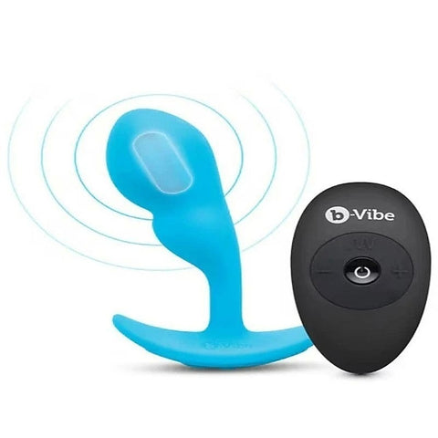 Remote Control Vibrating Silicone Prostate Snug Plug