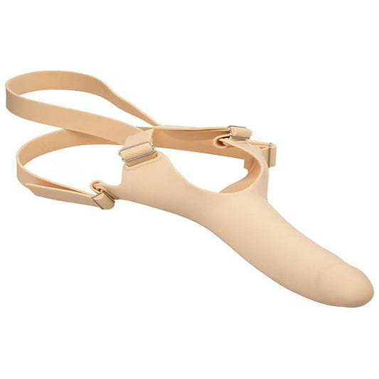 Accommodator Strap-On Silicone Dong by California Exotics