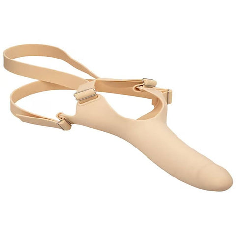 Accommodator Strap-On Silicone Dong by California Exotics