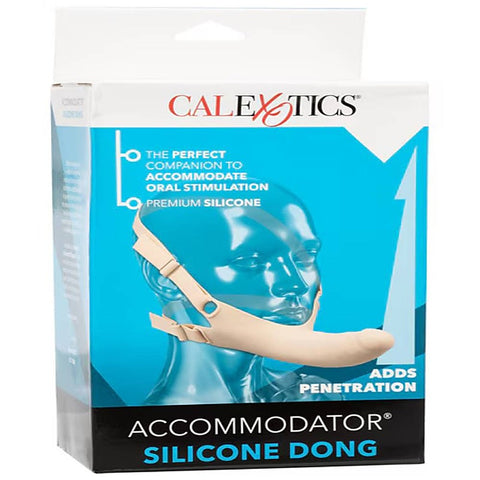 Accommodator Strap-On Silicone Dong by California Exotics