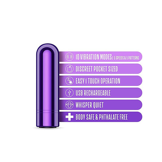 Kool Vibes 2.5" Rechargeable Mini Bullet by Blush Novelties