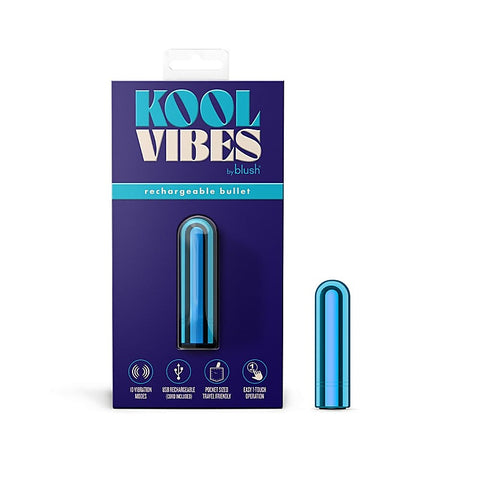 Kool Vibes 2.5" Rechargeable Mini Bullet by Blush Novelties