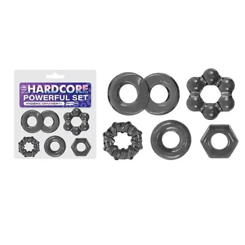 5 Piece Cock Ring Set by NANMA Corporation