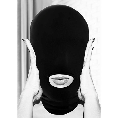 OUCH! BW Submission Mask With Open Mouth by Shots Toys