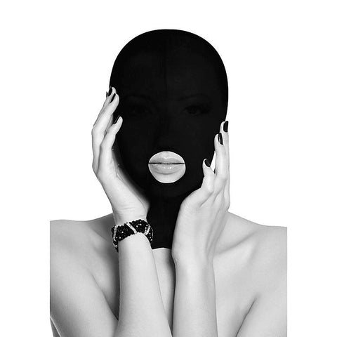 OUCH! BW Submission Mask With Open Mouth by Shots Toys