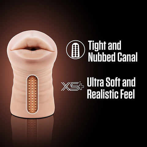 EnLust Nicole Vibrating Oral Sex Stroker by Blush Novelties