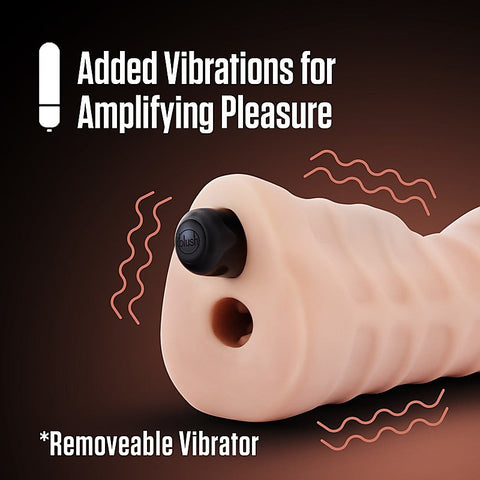 EnLust Nicole Vibrating Oral Sex Stroker by Blush Novelties