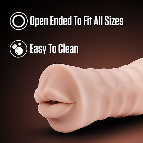 EnLust Nicole Vibrating Oral Sex Stroker by Blush Novelties