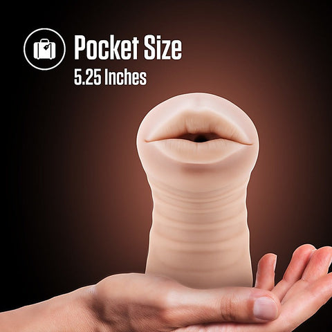 EnLust Nicole Vibrating Oral Sex Stroker by Blush Novelties