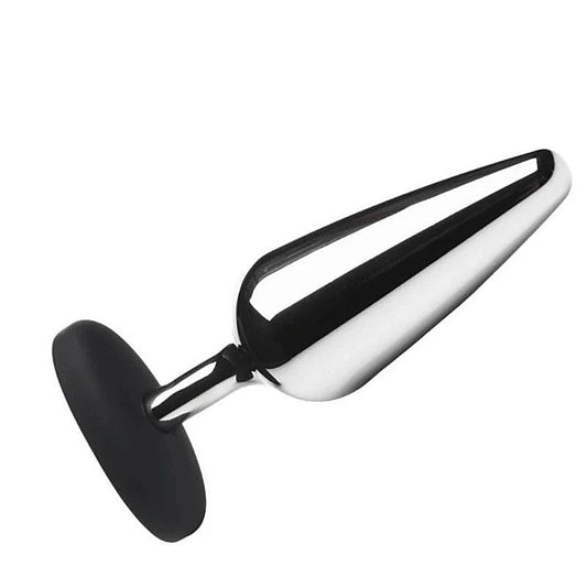 Master Series Butt Slut Metal and Silicone Butt Plug