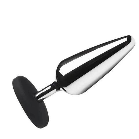 Master Series Butt Slut Metal and Silicone Butt Plug