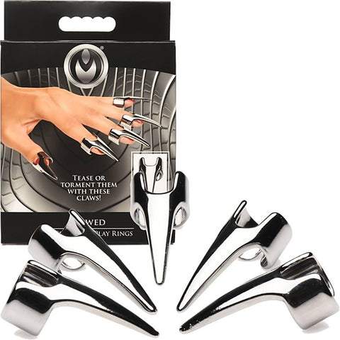 Master Series Clawed 5 Piece Sensation Play Finger Rings