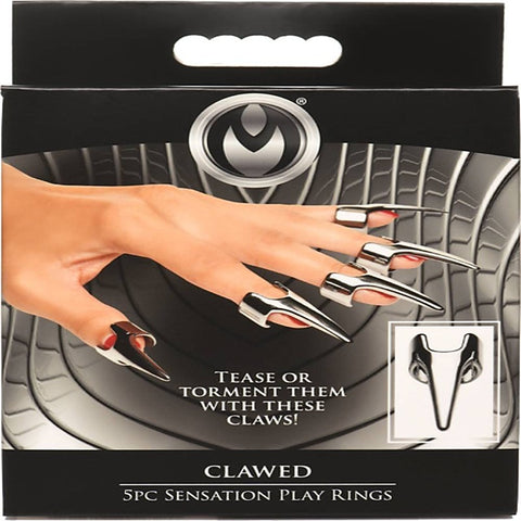 Master Series Clawed 5 Piece Sensation Play Finger Rings