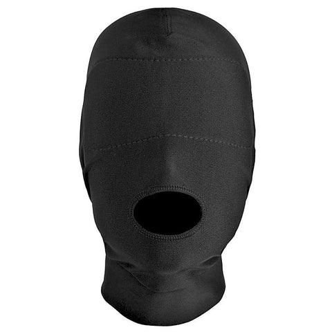 Disguise Open Mouth Hood with Padded Blindfold by BDStyle
