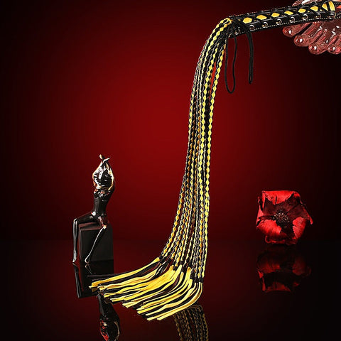 Leather Cat 12 Tails Bondage Whip by BDStyle