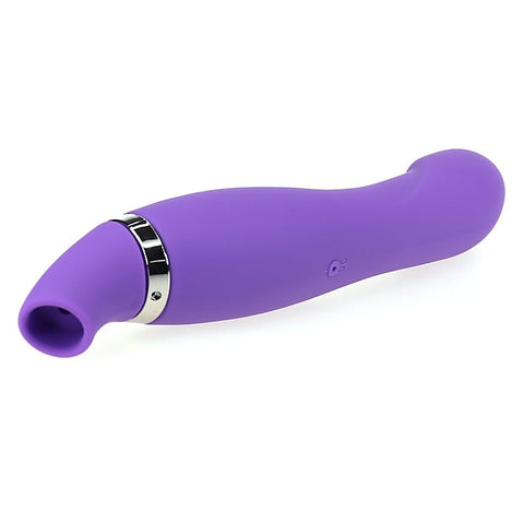 Double Head Suction Vibrating Dildo by BDStyle