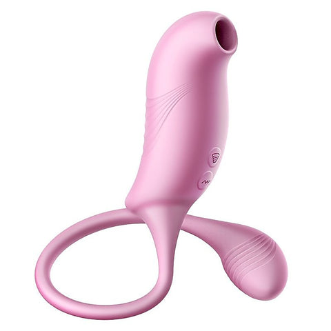 Tucana Double End Clitoral Suction Vibrator by Erocome