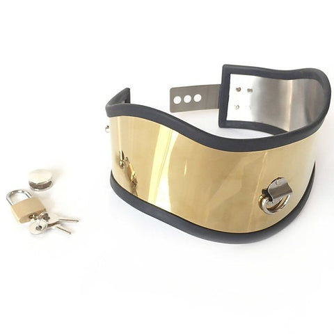 Posture Unisex Adjustable Golden Collar by BDStyle