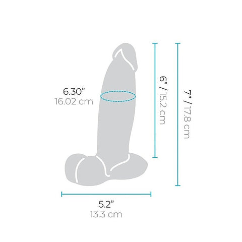 Slipskin 7 Inch Realistic Silicone Dildo by B-Vibe