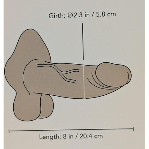 Slipskin Realistic Silicone Dildo by B-Vibe