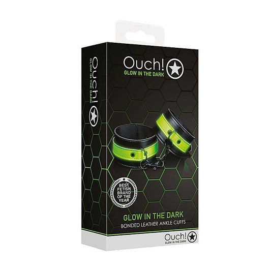 OUCH! Glow in Dark Handcuffs by Shots Toys