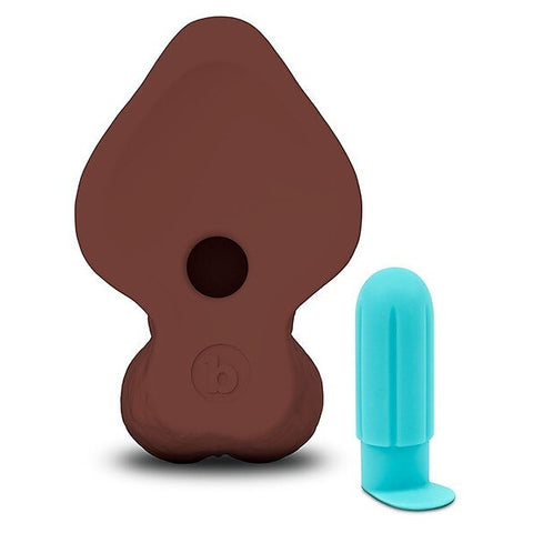 Slipskin 9 Inch Curved Realistic Silicone Dildo by B-Vibe