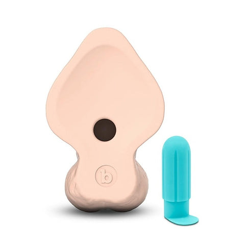 Slipskin 10 Inch Curved Silicone Dildo by B-Vibe