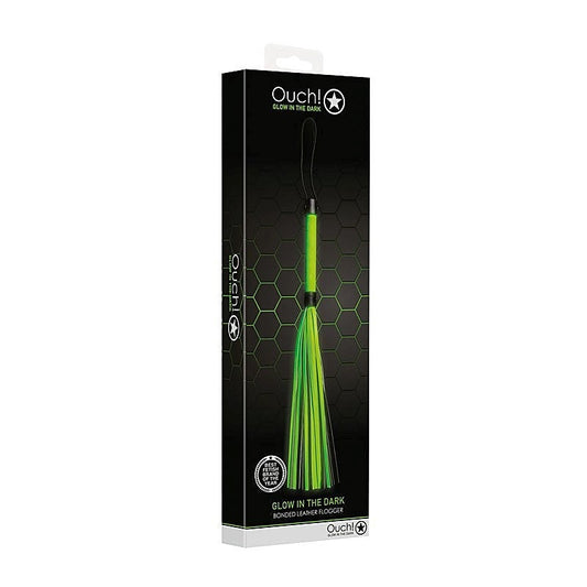 OUCH! Glow in Dark Flogger by Shots Toys