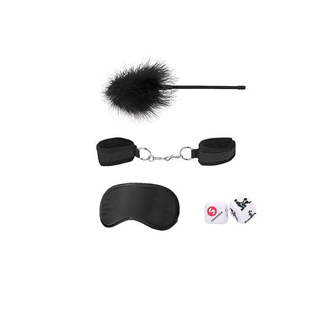 OUCH! Black & White Introductory Bondage Kit #2 by Shots Toys