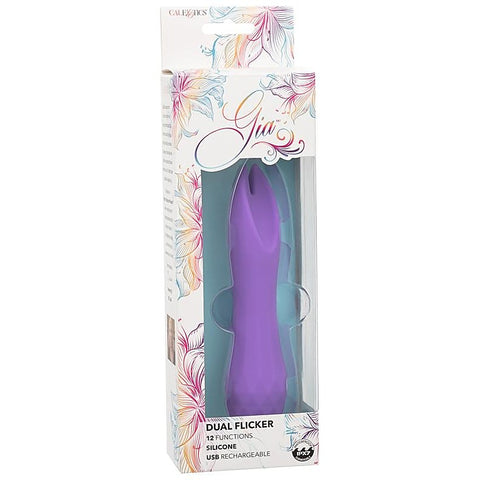 Gia Dual Flicker Silicone Vibrator by California Exotics