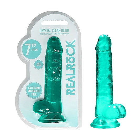 REALROCK 7 Inch Realistic Dildo With Balls by Shots Toys