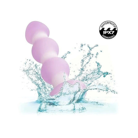 Lavender Haze Beaded Vibrating Anal Probe
