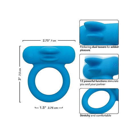 Double Trouble Cock Ring by California Exotics