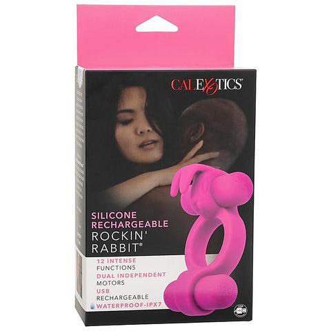 Silicone Rechargeable Rockin' Rabbit Penis Ring