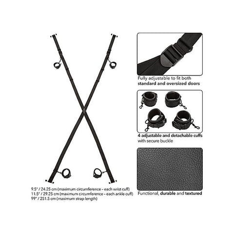 Over The Door Cross BDSM Restraints by California Exotics