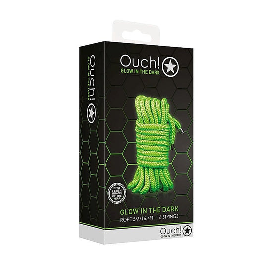 OUCH! Glow in Dark Rope by Shots Toys