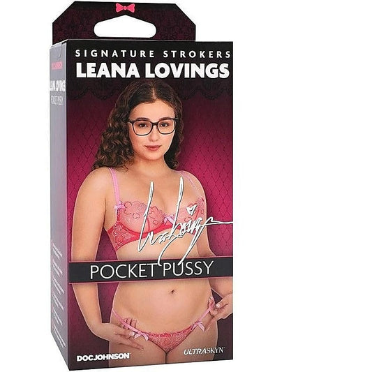 Leana Lovings ULTRASKYN Pocket Pussy Stroker by Doc Johnson