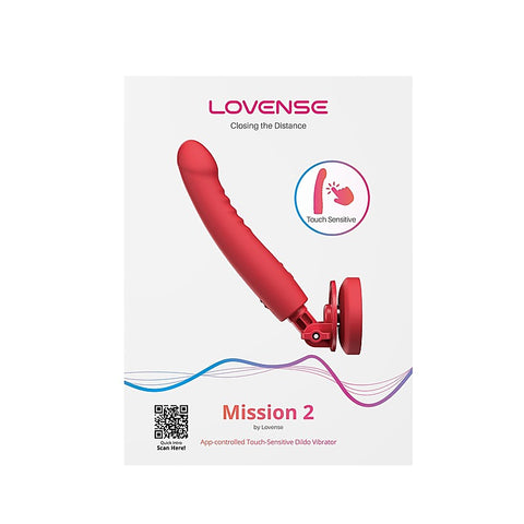 Mission 2 Vibrating Suction Cup Dildo by Lovense