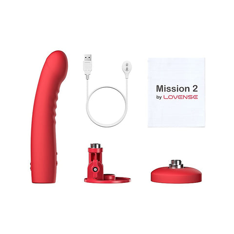 Mission 2 Vibrating Suction Cup Dildo by Lovense