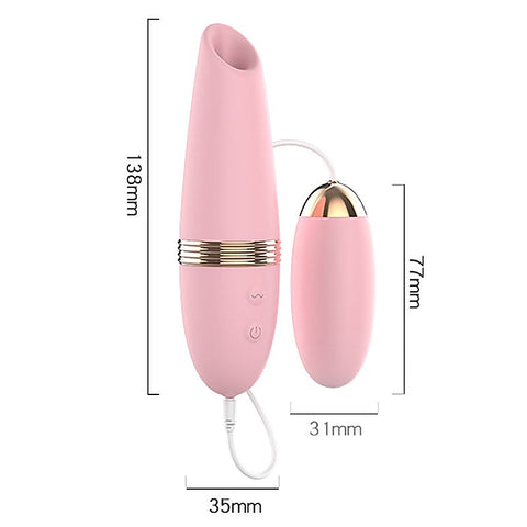Lilo 6 Functions Magic Sucker Clitoris Vibrator by BDStyle