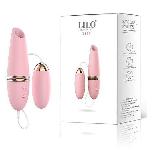 Lilo 6 Functions Magic Sucker Clitoris Vibrator by BDStyle